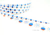 Cupcake Sparklers & Fireworks 4th of July Ribbon Red White Blue - 3/8" or 7/8"