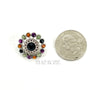Pinwheel 21mm Rhinestone Button Combo