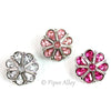 Teardrop 18mm Rhinestone Button