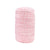 White 5/8" Fold Over Elastic Pink Swirl BTY