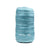 Turquoise Blue 5/8" Fold Over Elastic Metallic Silver Chevron BTY