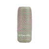 Hot Pink 5/8" Fold Over Elastic Metallic Green Small Quatrefoil BTY