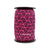 Shocking Pink 5/8" Fold Over Elastic Black Damask BTY