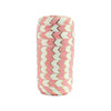Coral Rose 5/8" Fold Over Elastic Metallic Gold Wide Arrow Chevron BTY