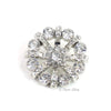 Spoke 32mm Rhinestone Button