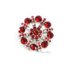 Spoke 32mm Rhinestone Button