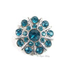 Sunburst 25mm Rhinestone Button