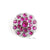 Swirl 25mm Rhinestone Button