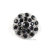 Swirl 25mm Rhinestone Button