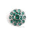 Swirl 25mm Rhinestone Button