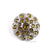 Swirl 25mm Rhinestone Button