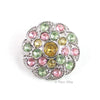 Swirl 25mm Rhinestone Button