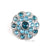 Swirl 25mm Rhinestone Button