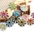 Vintage 28mm Rhinestone Button Solid
