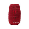 Red 5/8" Fold Over Elastic Navy Chevron BTY