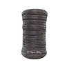 Black 5/8" Fold Over Elastic Glitter Silver Threads BTY