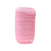 Pink 5/8" Fold Over Elastic Hot Pink Swiss Dot BTY