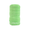 Green Lime 5/8" Fold Over Elastic Glitter Silver Threads BTY