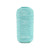 Turquoise 5/8" Fold Over Elastic Glitter Silver Threads BTY
