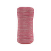 Dark Pink 5/8" Fold Over Elastic Glitter Silver Threads BTY