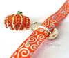 Rhinestone Slider Button Pumpkin 24mm