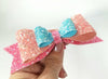 MINT GREEN Sugar Sprinkle Chunky Glitter Fabric Sheet