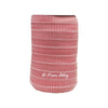 Red White 5/8" Fold Over Elastic Chevron BTY