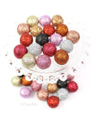 Felt Wool Glitter Balls Glitter sizes 10mm, 15mm or 20mm