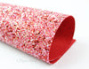 Lil RED ROOSTER Chunky Glitter Fabric Sheet