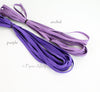 PURPLE 1/4" Skinny Elastic, 6mm Thin Elastic, DIY Narrow Elastic - 2, 5 or 10 yards
