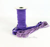 PURPLE 1/4" Skinny Elastic, 6mm Thin Elastic, DIY Narrow Elastic - 2, 5 or 10 yards