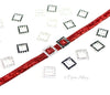 Square Rhinestone Slider Buckle in Clear or Black 3/8&quot; size for Santa Bows