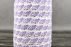 White 5/8" Fold Over Elastic Purple Doodle HeartBTY