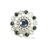 Pinwheel 21mm Rhinestone Button Combo