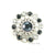 Pinwheel 21mm Rhinestone Button Combo