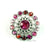 Pinwheel 21mm Rhinestone Button Combo