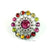 Pinwheel 21mm Rhinestone Button Combo