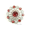 Pinwheel 21mm Rhinestone Button Combo