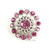 Pinwheel 21mm Rhinestone Button Combo