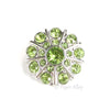Sunburst 25mm Rhinestone Button