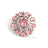 Sunburst 25mm Rhinestone Button
