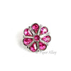 Teardrop 18mm Rhinestone Button