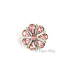 Teardrop 18mm Rhinestone Button