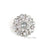Vintage 28mm Rhinestone Button Solid